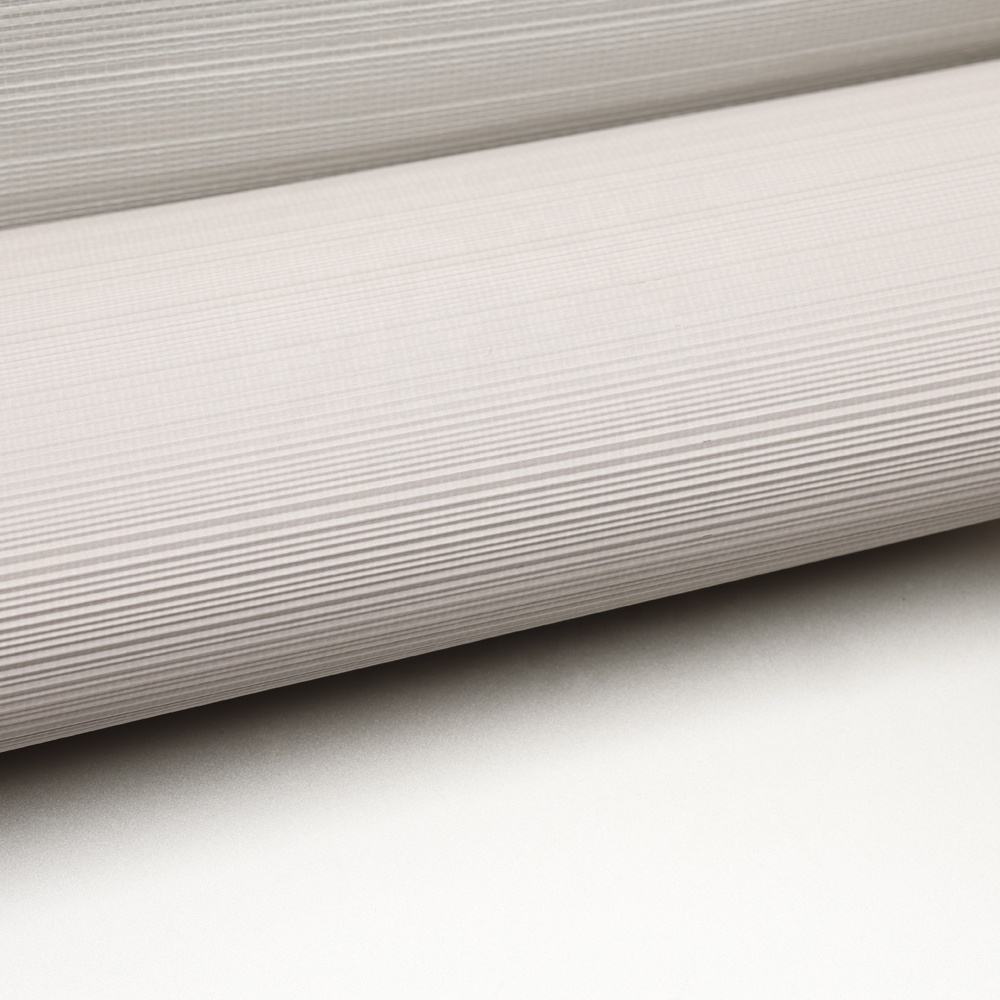 Matte Vertical Stripe Texture Grey 137cm PVC Fabric Backed Wall Papers for Office Decorative