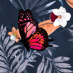 Nature Flowers and Butterflies Decoration Murale Wallpaper