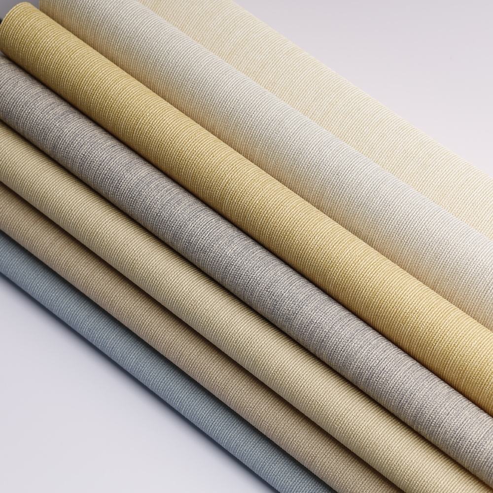 Good Selling Wholesale Yellow New DesignCommercial Spaces Fireproof Wallcovering For Hotel Mall House