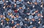 Nature Flowers and Butterflies Decoration Murale Wallpaper