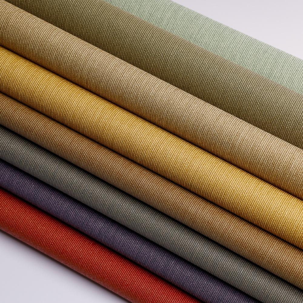 PVC Wallpaper Fireproof Scratch Resistant with Fabric Pattern for Hotel Decorative Wall