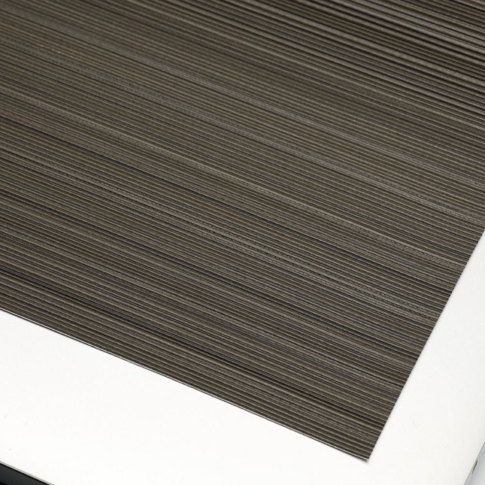 Vertical Stripe Texture Fireproof Black Wall Background PVC Vinyl Wallpaper Wall Decoration Wall Coverings