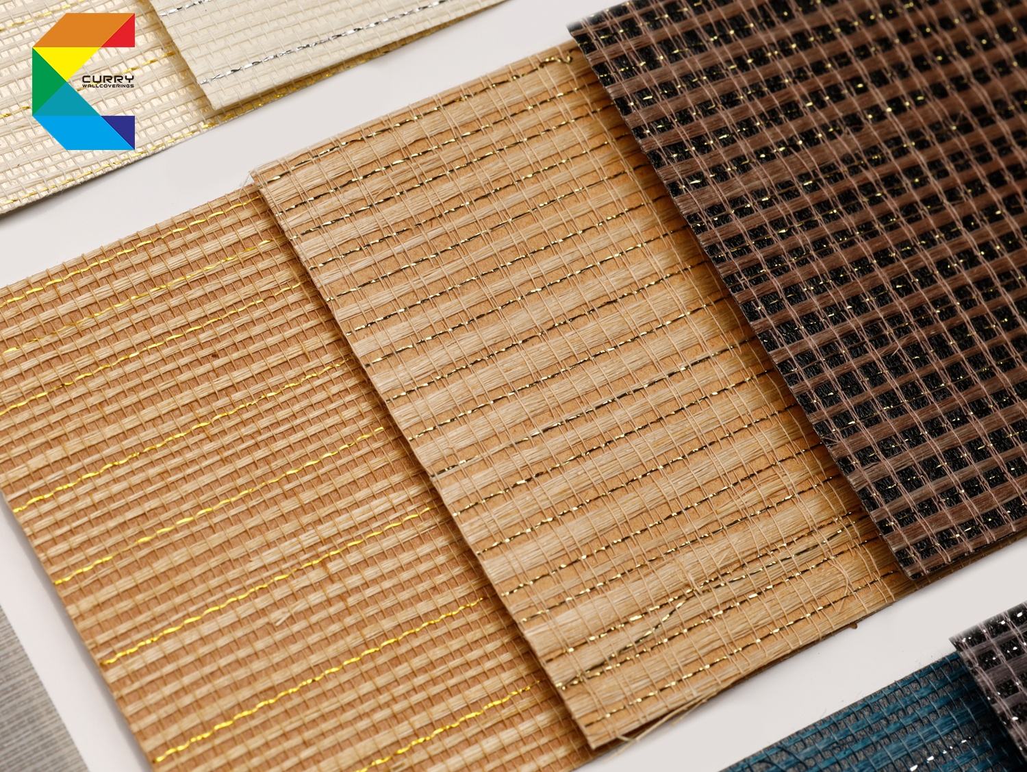 Best Price Modern Design 3D Wallpapers Natural Straw Sisal Woven Silk Series PVC Waterproof Botanical for Home Commercial