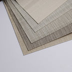 Factory Supply Fireproof Woven Fabric Denim Texture Pattern PVC Wall Paper Modern Design for Home Office Hotel