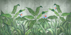 Nature Flowers and Butterflies Decoration Murale Wallpaper