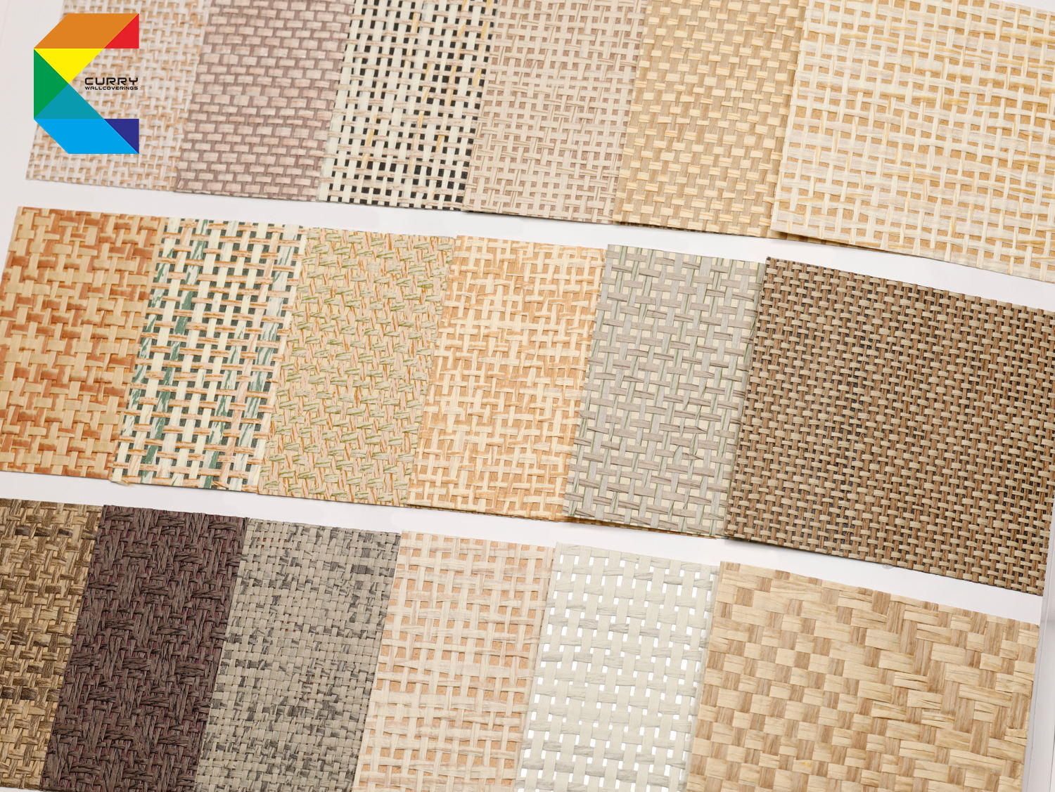 Innovative Design of Sisal, Linen, Grass Woven, Natural Wallpaper Series, Wall, Hotel, Commercial Decoration Natural Wallpaper