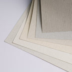 Fireproof Soundproof Wallpaper - PVC Coated Woven Fabric Geometric Texture for Home Office