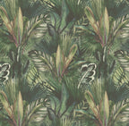 3D Painting Nature Mural Tropical Mysterious Leaves Landscape Decorative Wall Papier Peint Mural Wallpaper Living Room
