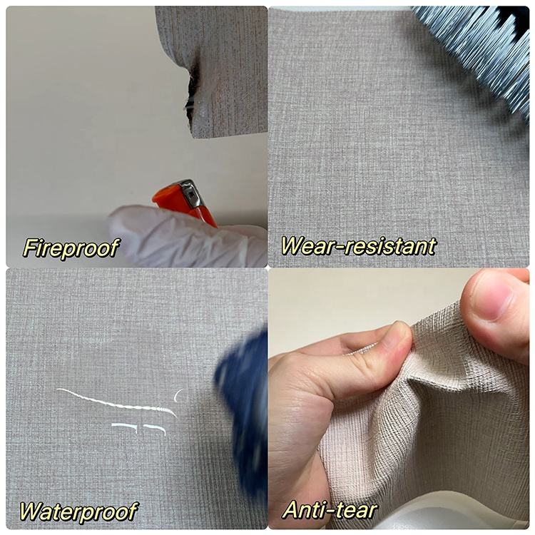 Newest Design Industrial Chic Interior Wall Decoration Wallpaper Anti-fouling Smoke-proof Modern Wall Paper Coffee Shops