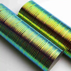 Imitate Changhong Glass Partition Rainbow Colors Semi-partition Luxury Wallcoverings for Commercial Room