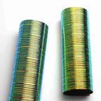 Imitate Changhong Glass Partition Rainbow Colors Semi-partition Luxury Wallcoverings for Commercial Room
