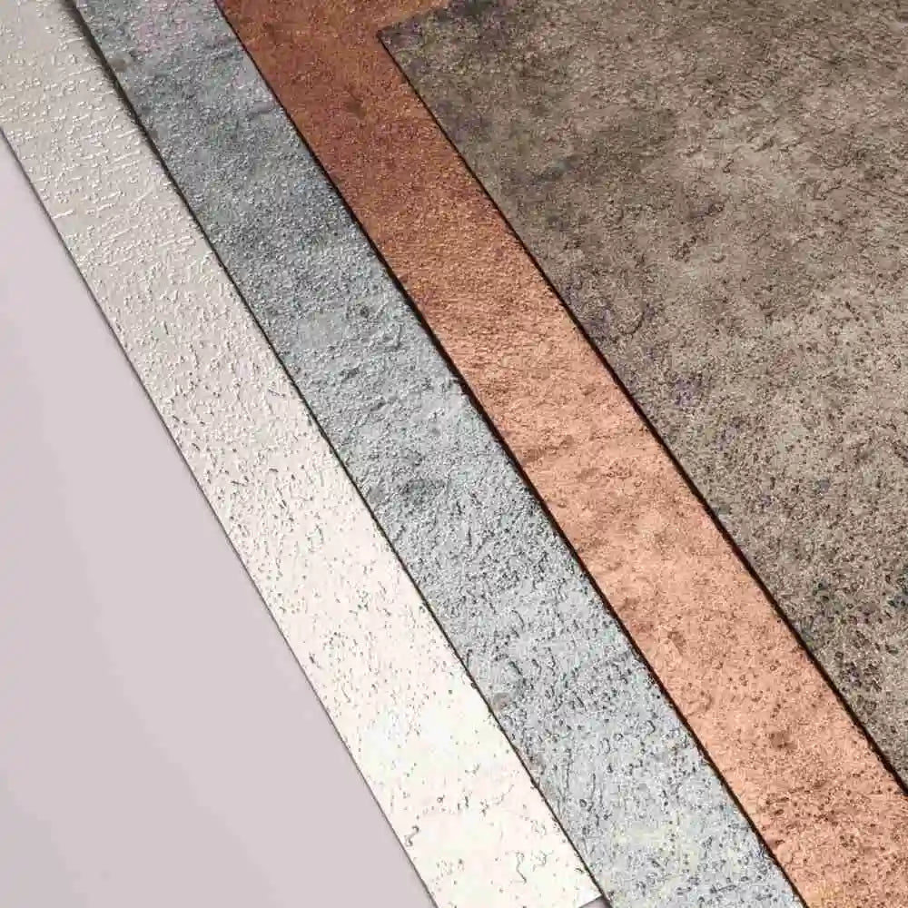 Unique Features Bronzer Brown Gilding Retro Style Wallcovering 100% Vinyi Material Fireproof Wall Papers