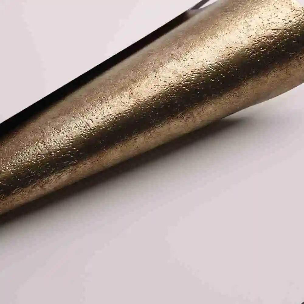 Unique Features Bronzer Brown Gilding Retro Style Wallcovering 100% Vinyi Material Fireproof Wall Papers