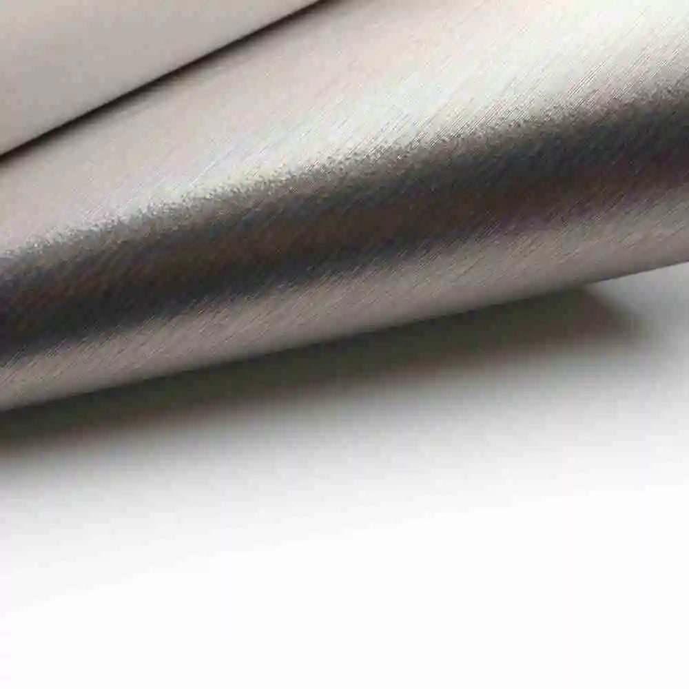 Factory Supply Strip Designs Wallcovering Minimalist Silver Wall Cloth for Walls Decoration Interior