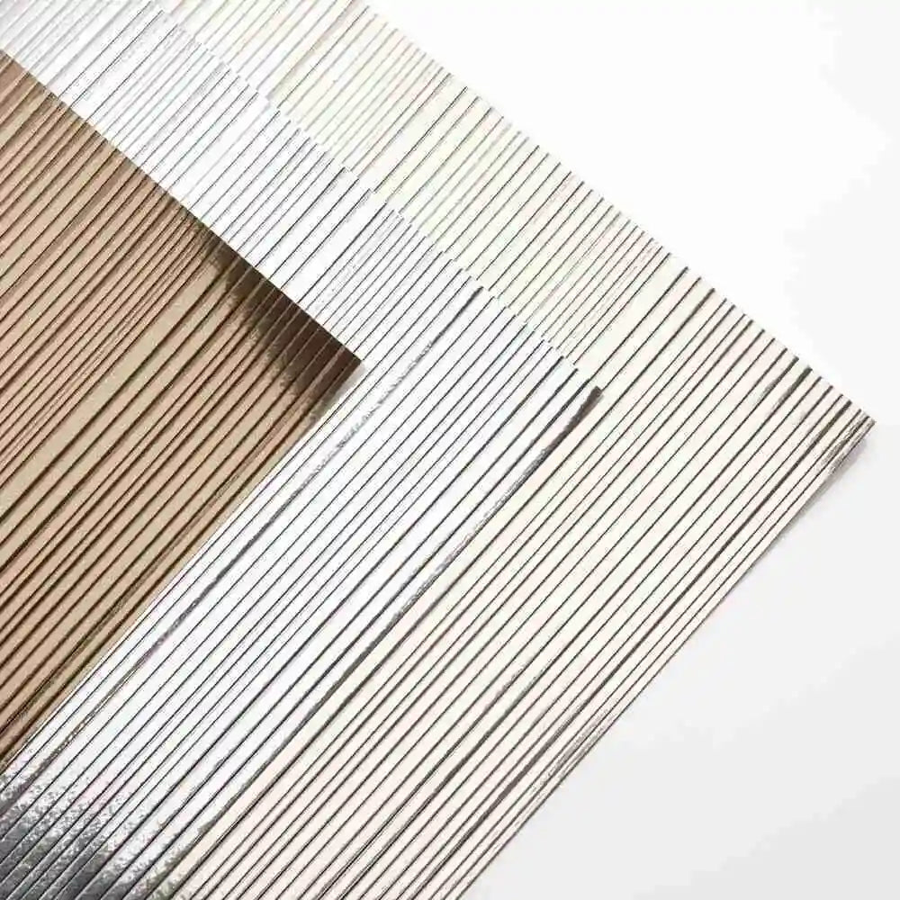 Silver Fabric Backed 54 in Width Wallcoverings for Hotels Restaurants KTV Commercial Use