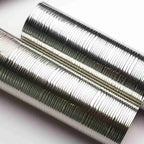 Silver Fabric Backed 54 in Width Wallcoverings for Hotels Restaurants KTV Commercial Use