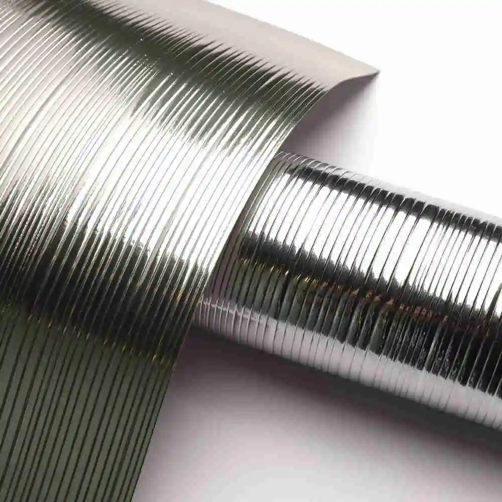 Silver Fabric Backed 54 in Width Wallcoverings for Hotels Restaurants KTV Commercial Use