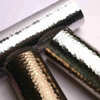 Featured Product Exclusive Metallic Texture Stainless Steel Color Woven Fabric Wallpaper for Commercial Room Mall