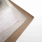 New Trend Leading Technology Wallpaper Copper Color Vertical Stripes Wall Decor Fireproof Waterproof Mould-Proof Wall Paper