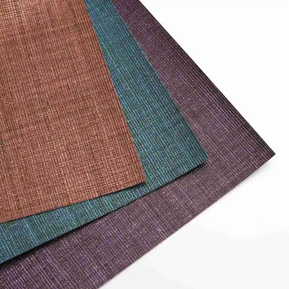 Chinese  Style CE Certified 100% Vinyl Material Wall Covering Woven Fabric Luxury Wallpaper Home Decoration Designs Wall Decoration Interior