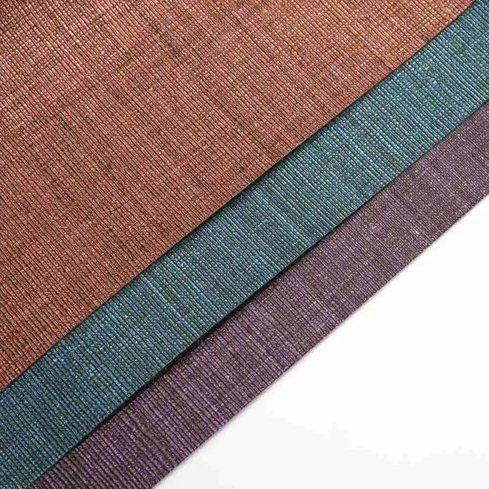 Chinese  Style CE Certified 100% Vinyl Material Wall Covering Woven Fabric Luxury Wallpaper Home Decoration Designs Wall Decoration Interior