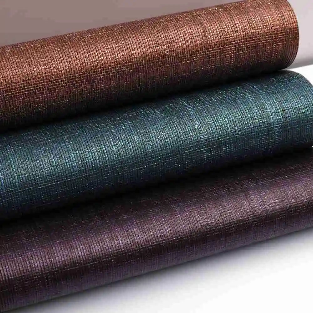 Chinese  Style CE Certified 100% Vinyl Material Wall Covering Woven Fabric Luxury Wallpaper Home Decoration Designs Wall Decoration Interior