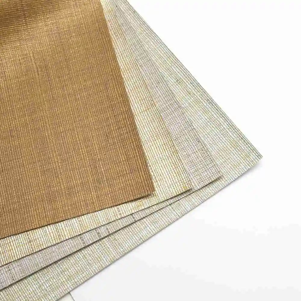Chinese  Style CE Certified 100% Vinyl Material Wall Covering Woven Fabric Luxury Wallpaper Home Decoration Designs Wall Decoration Interior