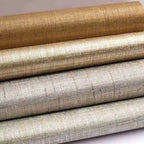 Chinese  Style CE Certified 100% Vinyl Material Wall Covering Woven Fabric Luxury Wallpaper Home Decoration Designs Wall Decoration Interior