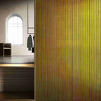 Imitate Changhong Glass Partition Rainbow Colors Semi-partition Luxury Wallcoverings for Commercial Room