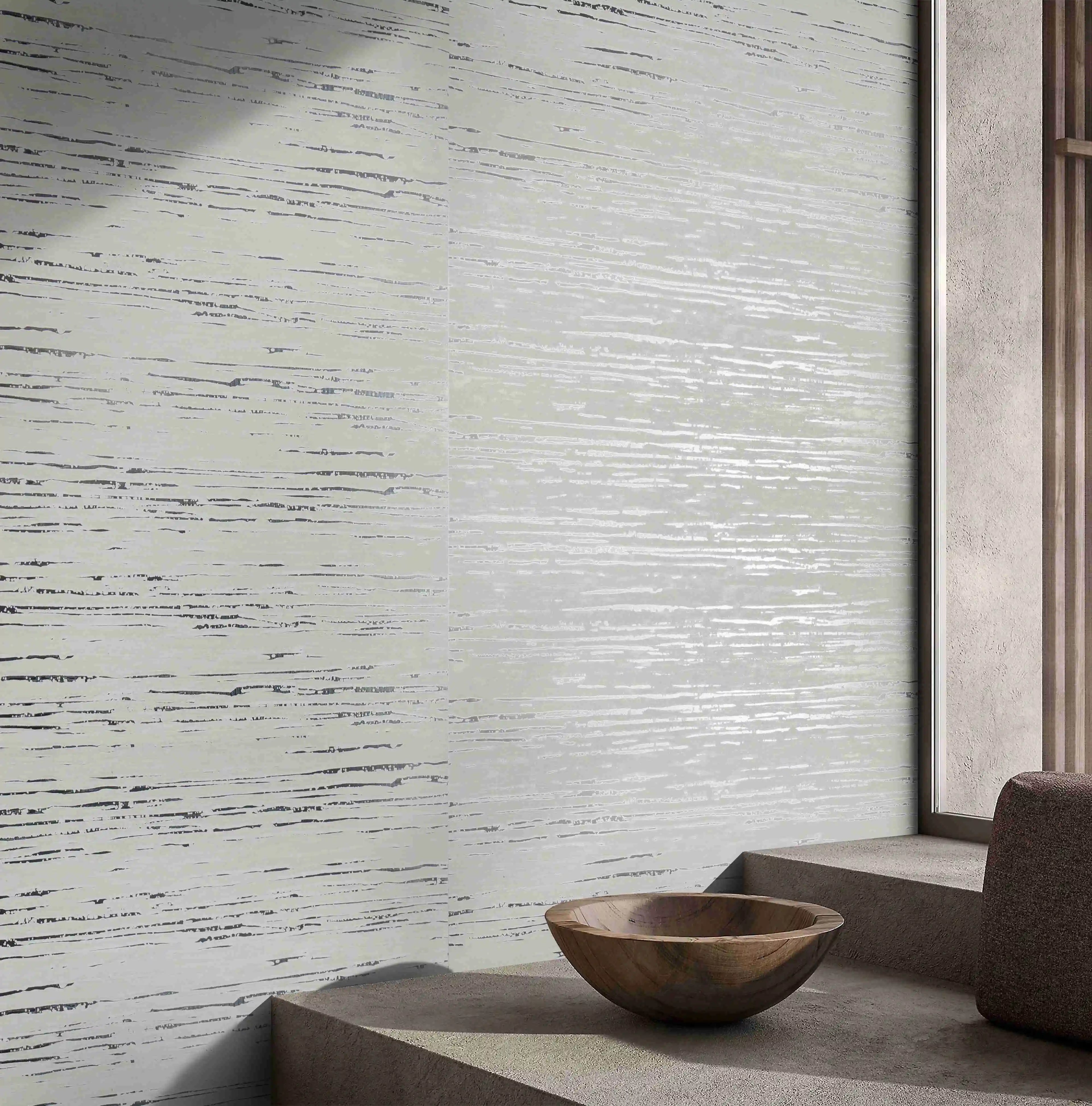Exclusive Own Brand Easy to Install Glittering Light Luxury Wallcovering Vinyl for Hotel Home Decor Living Rooms