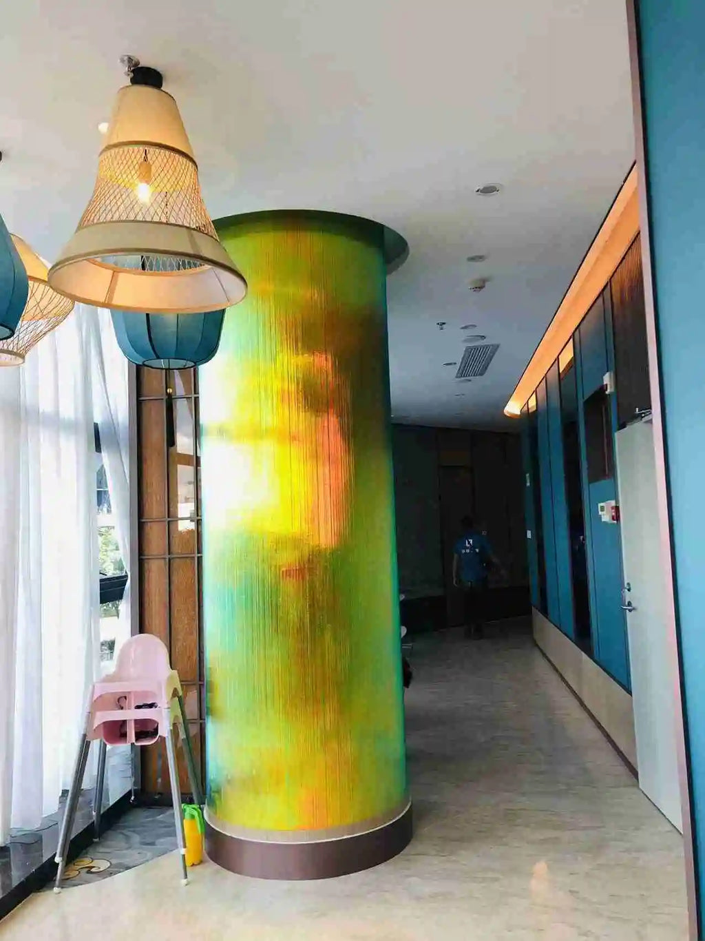 Silver Fabric Backed 54 in Width Wallcoverings for Hotels Restaurants KTV Commercial Use