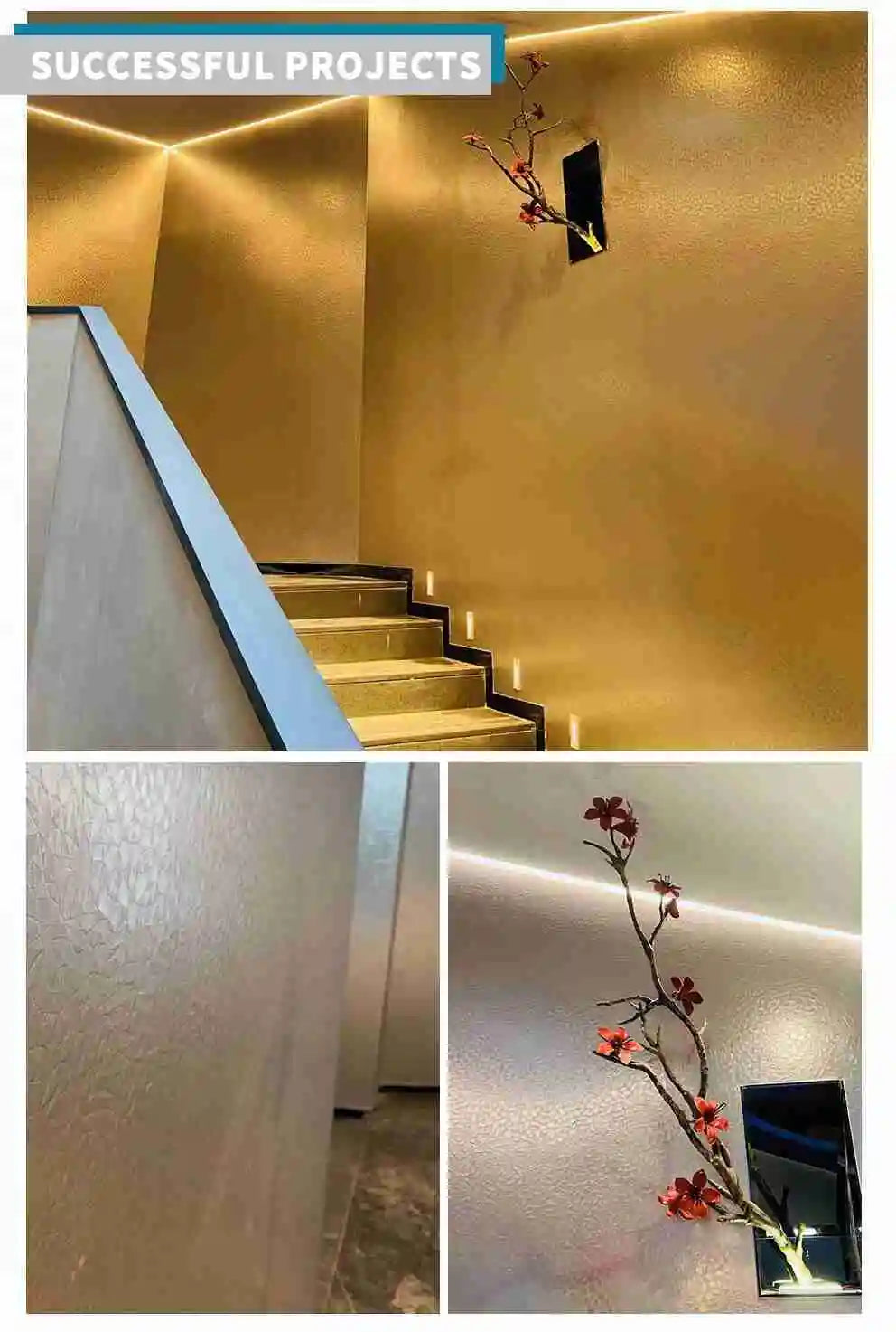 Stock Available Metallic Texture Stainless Steel Color Wallpaper Visual Impact Easy to Install Wallcoverings for Wall Decor